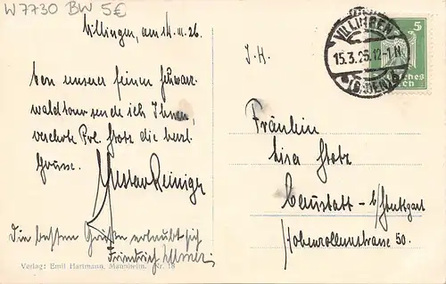 Villingen im Schwarzwald Bickentor gl1926 157.592