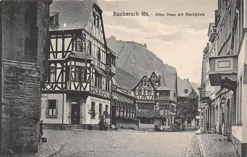 Bacharach am Rhein - Partie am Marktplatz ngl 156.522