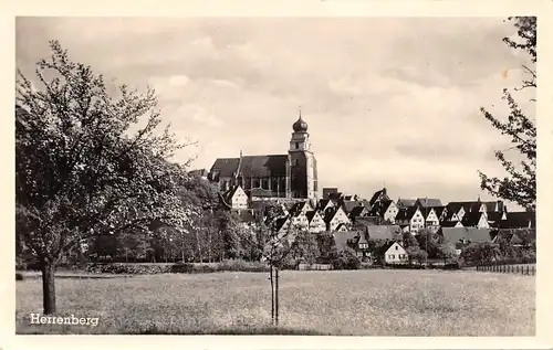 Herrenberg Blick zur Stadt gl1949 157.160