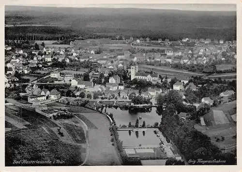 Bad Klosterlausnitz i. Thür. Orig. Fliegeraufnahme gl1942 156.628