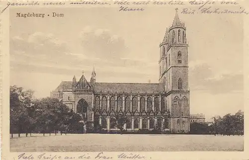 Magdeburg, Dom feldpgl1918 E0219