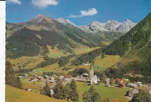 Mittelberg, Kleines Walsertal, mit Hammerspitze und Schafalpen ngl E0156
