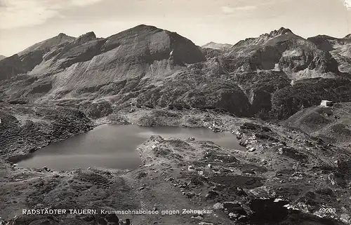 Radstädter Tauern, Krummschnabelsee gegen Zehnerkar gl1962 E0270