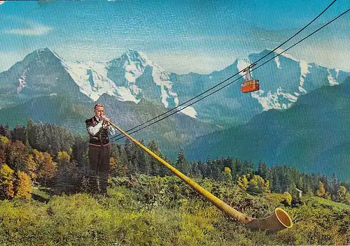 Berner Oberland mit Alphornbläser gl1975 E0155