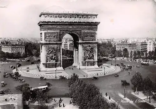 Paris, Le Arc de triomphe de l'Etoile Etoile Square gl1953 156.798