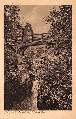 Bodetal (Harz) Teufelsbrücke gl1928 158.275