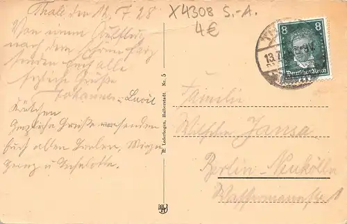 Bodetal (Harz) Teufelsbrücke gl1928 158.275