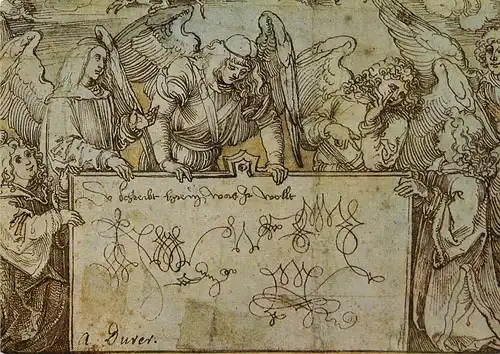 ALBRECHT DÜRER Engelsmesse Ausschnitt Künstlerkarte ngl 156.817