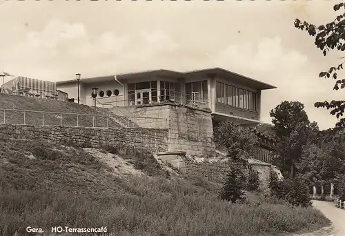 Gera - HO-Terrassencafé glum 1970? E1706