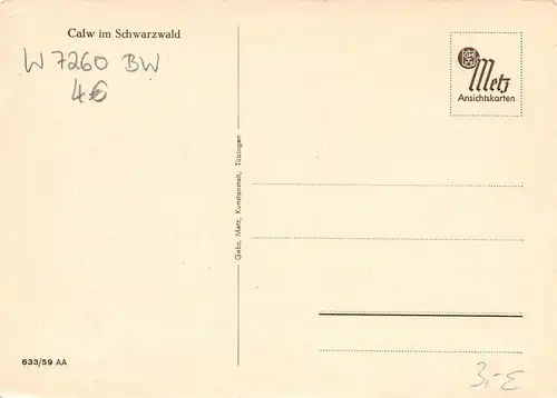 Calw im Schwarzwald Panorama ngl 157.417