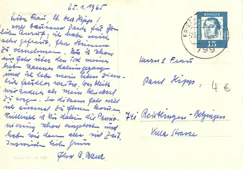 CHRISTA HACKER Haus und Wärme, Licht und Brot...Spruchkarte gl1965 156.790