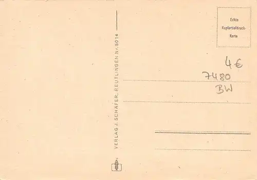 Sigmaringen Partie mit Schloß ngl 156.799