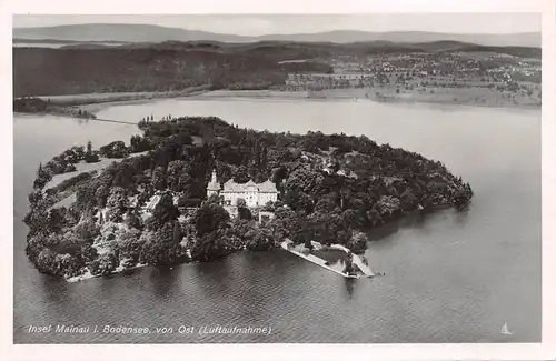 Insel Mainau im Bodensee von Ost (Luftaufnahme) ngl 157.455