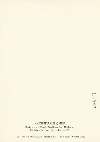 Chur, Kathedrale, Musizierender Engel ngl E0463