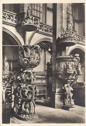 Freiberg i. Sa. - Dom, Bergmannskanzel gl1938 E0236