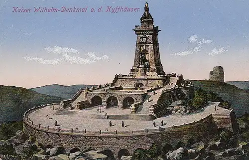 Kyffhäuser - Kaiser Wilhelm-Denkmal auf dem Kyffhäuser ngl E0225