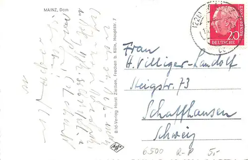 Mainz am Rhein Dom gl1956? 162.154