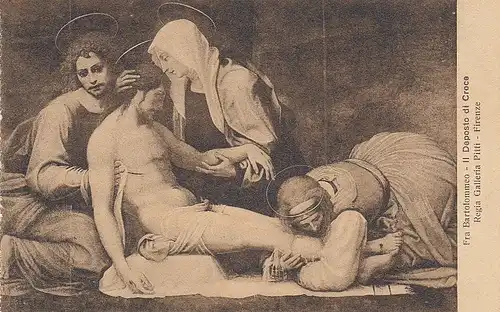 Firenze, FRA BARTOLOMMEO Il Deposto di Croce ngl E1768