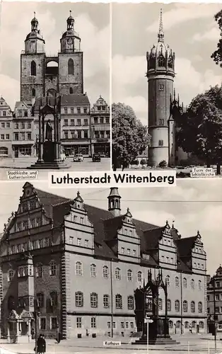 Lutherstadt Wittenberg - 3 Ansichten gl1958 156.507