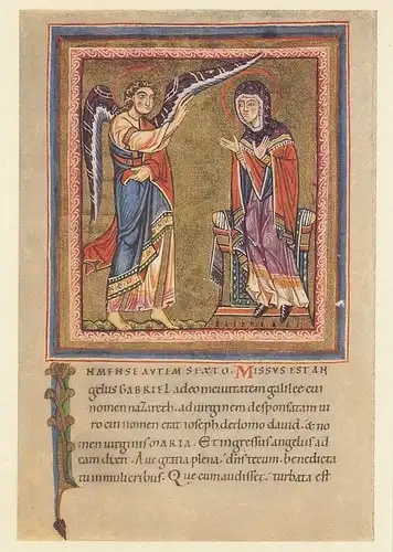 Annunciation, so-called Luitold-Evangeliar ngl E0353