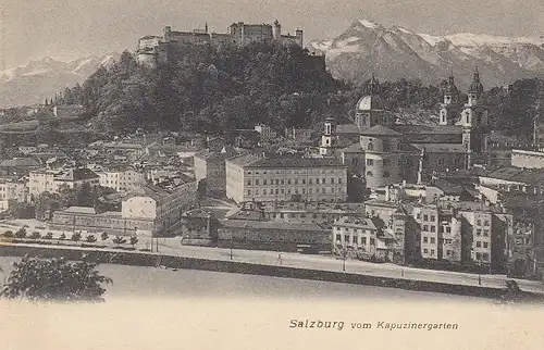 Salzburg mit Kapuzinergarten ngl E0267