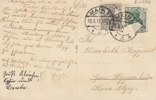 Mainz Christuskirche gl1917 E0383