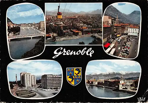 Grenoble Ville Olympique L'Isère Le téléphérique de la Bastille gl1967 156.938