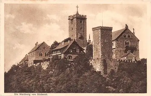 Eisenach Wartburg von Südwest gl1911 162.190