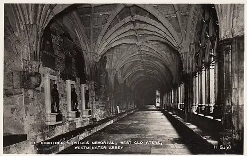 London Westminster Abbey, the combined services memorial ngl E0314