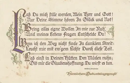 Fromme Geburtstag-Wünsche ngl E0359