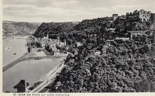 St. Goar mit Burg Rheinfels ngl E0539