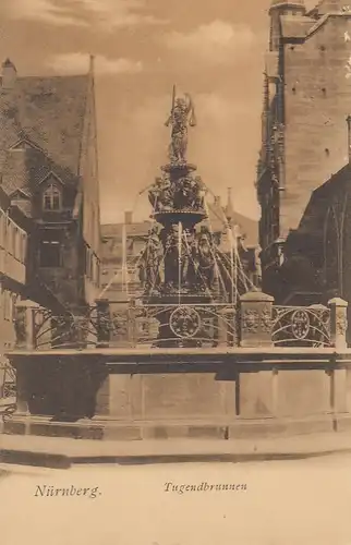 Nürnberg Tugendbrunnen ngl D9756