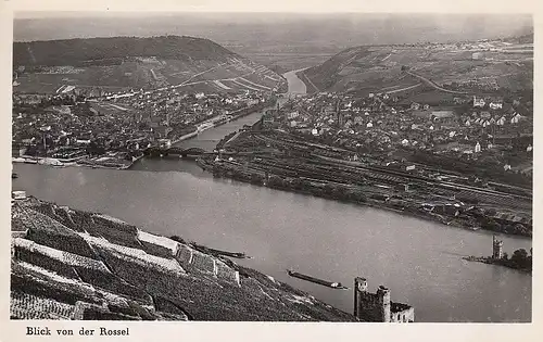 Bingen am Rhein, Blick von der Rossel ngl E0579