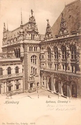 Hamburg Rathaus Ehrenhof I. ngl 161.855