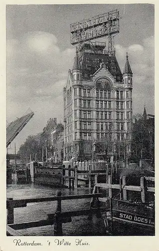 Rotterdam, 't Witte Huis ngl E1952