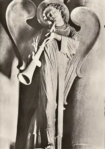 Strassburg, Münster, Posaunenengel am Gerichtspfeiler ngl D9903