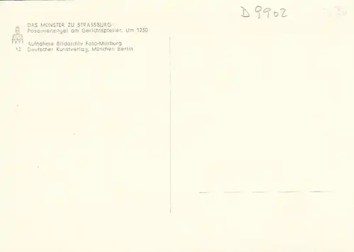 Strassburg, Münster, Posaunenengel am Gerichtspfeiler ngl D9903