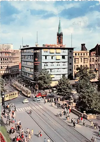 Düsseldorf Corneliusplatz und Köngisallee gl1959 156.794
