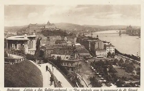 Budapest, Ansicht mit dem St.Gerhard-Monument ngl E2002