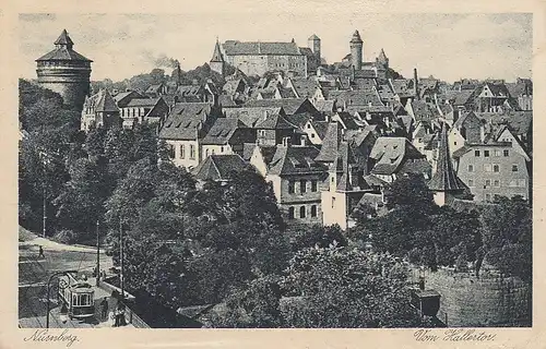 Nürnberg vom Hallertor gl1925 D9757