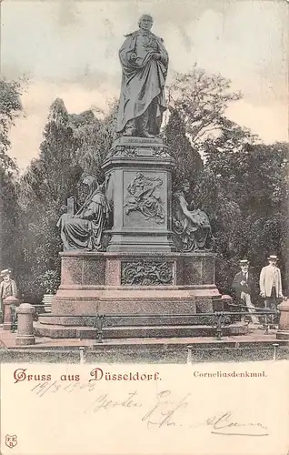 Düsseldorf Corneliusdenkmal gl1903 163.217