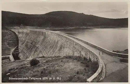 Schwarzenbach-Talsperre bei Forbach Schwarzwald ngl E0576