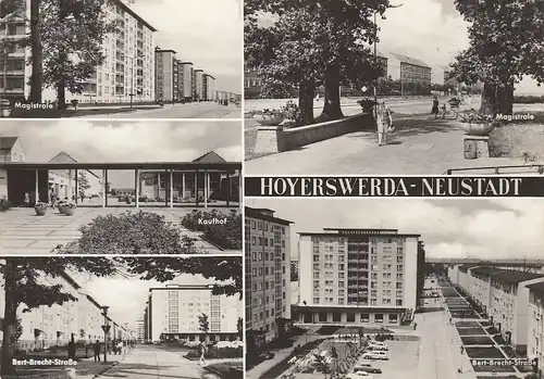 Hoyerswerda-Neustadt Teilansichten glum 1970? E2132