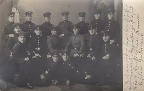 1.WK Soldaten-Gruppenbild gl1914 E0619