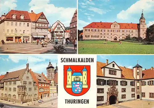 Schmalkalden/Thüringen Altmarkt Schloss Wilhelmsburg ngl 157.978