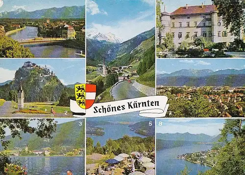 Schönes Kärnten, Mehrbildkarte gl1966 E2184