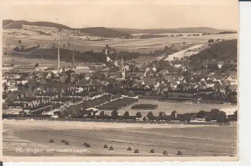 Münsingen - Panorama mit neuem Lager gl1930 225.688