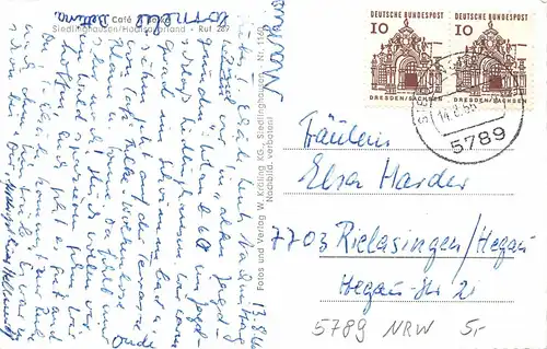 Siedlinghausen Café Belke Schwimmbad Jagdschloss Himmelskrone gl1966 163.411