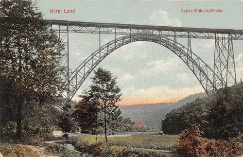 Bergisches Land Kaiser-Wilhelm-Brücke bei Remscheid gl1909 163.421
