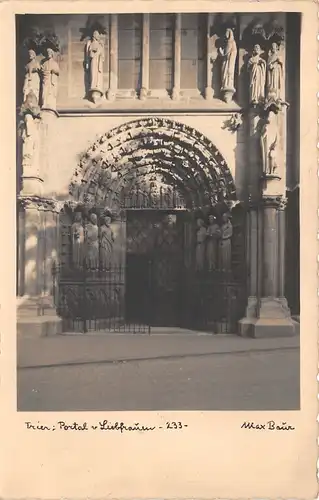 Trier a.d.Mosel Portal der Liebfrauenkirche gl1934 163.431